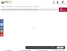 Tablet Screenshot of enerray.com